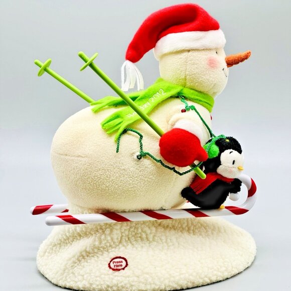 Hallmark Jingle Pals Swooshin Duo Singing Musical Skiing Snowman 2012 - Picture 5 of 8
